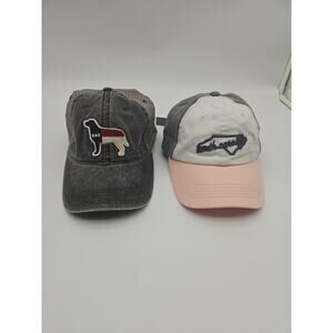 NC North Carolina Hat‎ Cap State Flag LEGACY HOME FREE Dog LOT OF 2